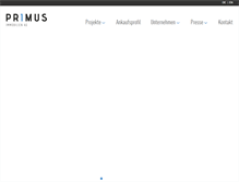 Tablet Screenshot of primusimmobilien.de