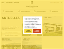 Tablet Screenshot of primusimmobilien.at